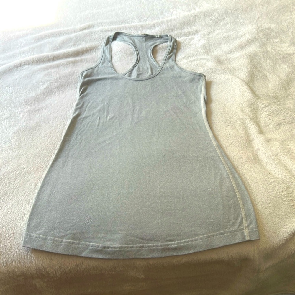 Lululemon light gray tank top